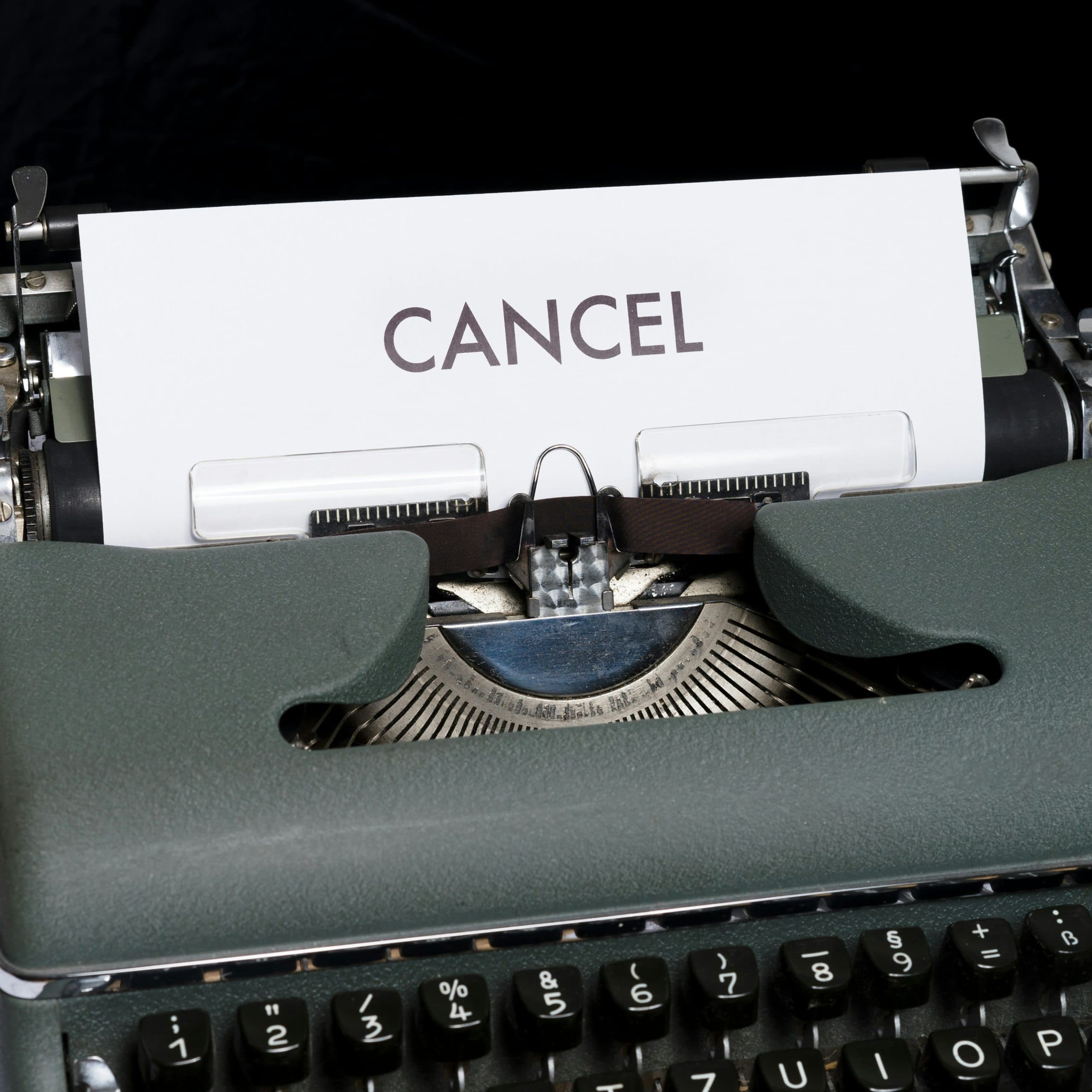 cancelation and refund