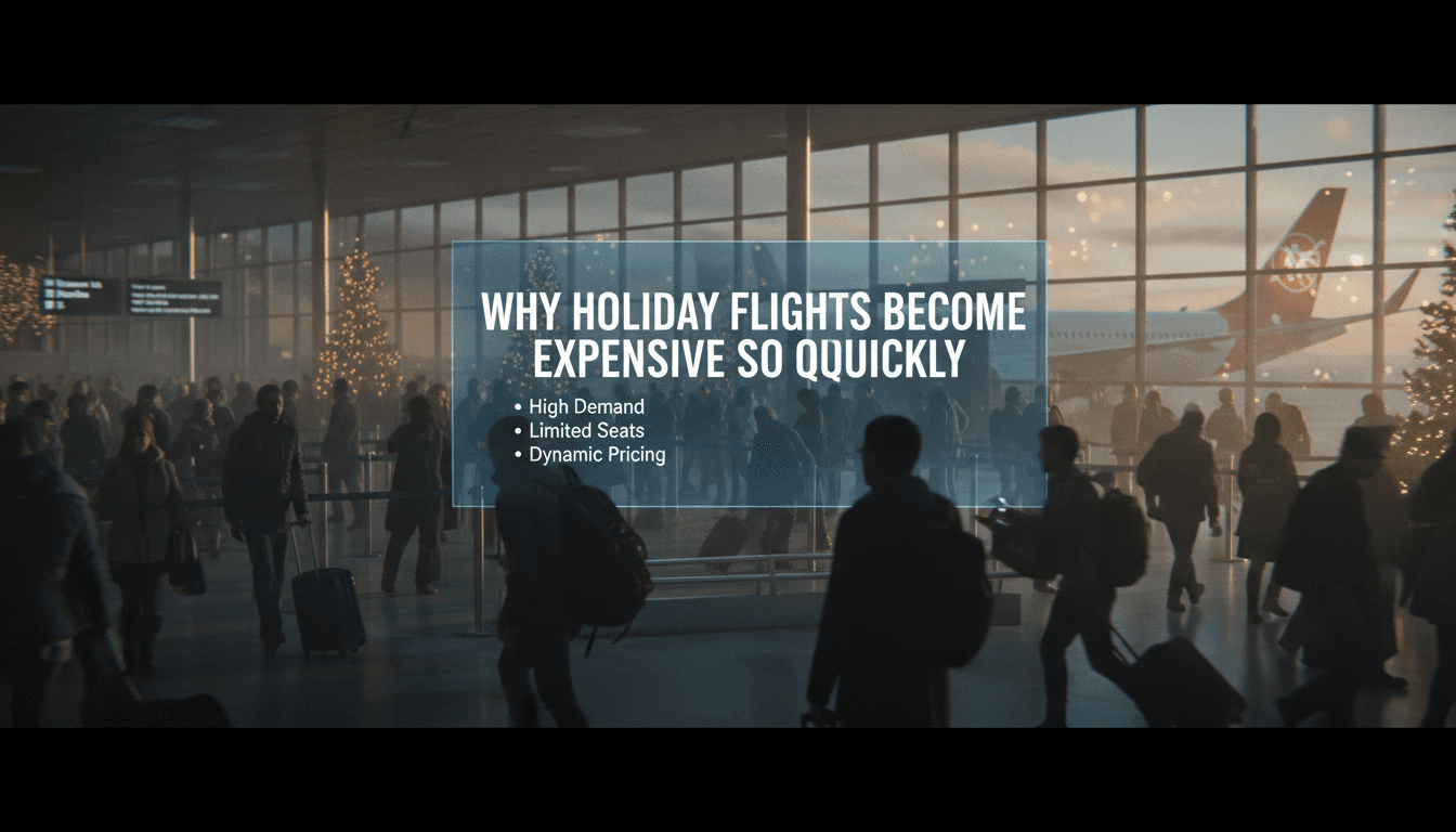Why Holiday Flights Become Expensive So Quickly