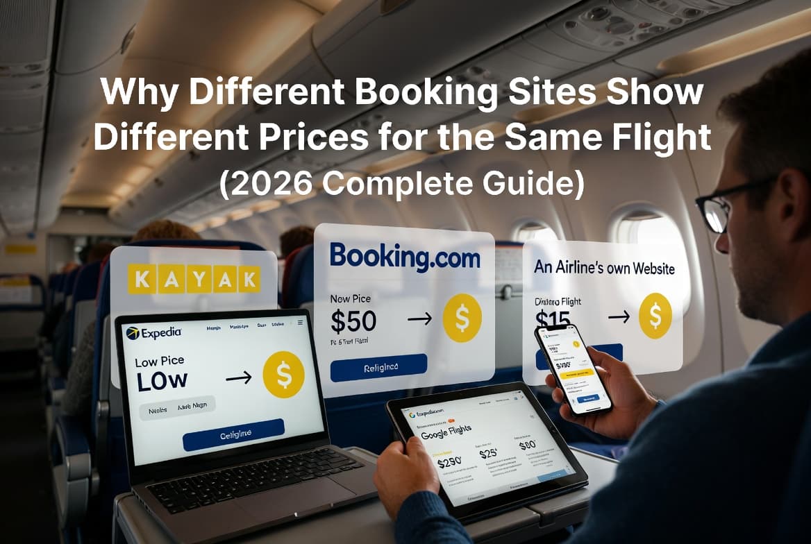 Why Different Booking Sites Show Different Prices for the Same Flight (2026 Complete Guide)